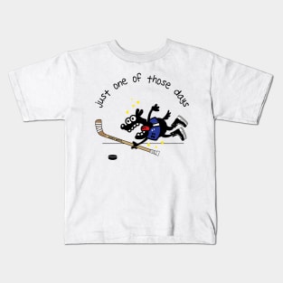 Just One Of Those Days Hockey Dog Kids T-Shirt